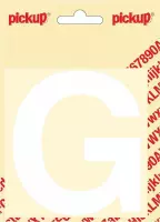 Pickup plakletter Helvetica 100 mm - wit G