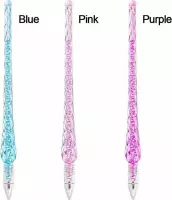 Diamond painting pen - draaiend licht roze