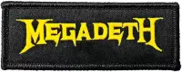Megadeth Patch Logo Zwart