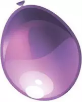 Ballonnen parel violet metallic 50 stuks 30 cm