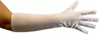 handschoenen satijn wit - 40 cm