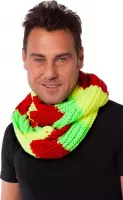 Sjaal rond Rood/geel/groen