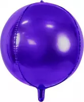 Folieballon rond Paars Violet