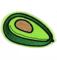 Avocado Strijk Embleem Patch 6.3 cm / 3.7 cm / Groen
