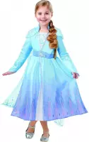 Rubie's Verkleedjurk Elsa Frozen Ii Blauw 2-delig Mt 140