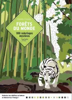 Coloriages mystères Forêts du monde: 100 coloriages mystères - Kleurboek voor volwassenen