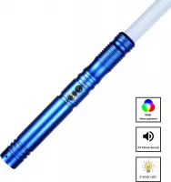 Professionele Lightsaber - RGB 11 Kleuren en Geluid - Lightsaber - Lichtzwaard - Laser Zwaard - Aluminium Handvat - 114 CM - Blauw