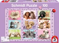 Schmidt puzzel Mijn Dieren Vrienden - 100 stukjes - 6+