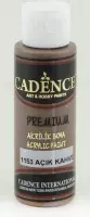 Cadence Premium acrylverf (semi mat) Lichtbruin 01 003 1153 0070  70 ml