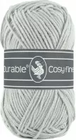 Durable Cosy Fine - acryl en katoen garen - Grey silver, zilver grijs 2228 - 5 bollen