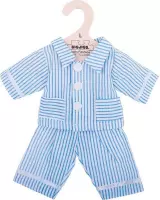 Bigjigs Poppenkleding blauwe pyjama voor een Bigjigs pop van 35 cm