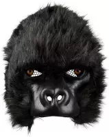 Boland Verkleedmasker Gorilla Pluche Zwart One-size