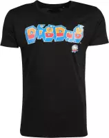 Dig Dug Heren Tshirt -S- Logo Zwart