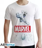 MARVEL - Tshirt Marvel Hulk man SS white - new fit *