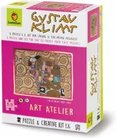 Ludattica Puzzel & Creatieve Set Art Atelier Gustav Klimt 252 st