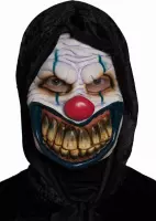 Partychimp Clown Big Mouth Gezichts Masker Halloween Masker voor bij Halloween Kostuum Volwassenen - Latex - One-size