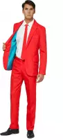OFFSTREAM Solid Red - Rood - Feest - Maat XL