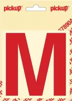 Pickup plakletter Helvetica 100 mm - rood M