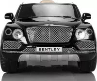 Bentley Bentayga Elektrische Kinderauto Accu auto Speelgoedauto 12 volt, Leren zitje Rubberen banden (Zwart)