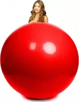 Rode reuze ballon 180 centimeter doorsnee.