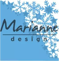 Marianne Design Creatables Snij en Embosstencil - Sneeuwvlokken Hoek
