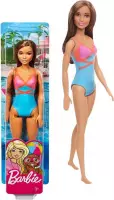 Barbie Strand Pop Blauw - Barbiepop - 30 cm