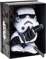 Disney Star Wars Black Line Pluche Knuffel Stormtrooper 25 cm (Incl. Displaydoos) | Star Wars Peluche Plush Toy | Best friend of Yoda, Porg, Han Solo, Boba Fett, Darth Vader | Spee