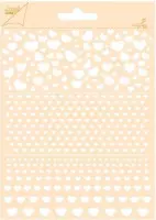 Embossing - Joy!Crafts polybesa embosstencil 105x148mm hartjes