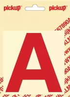 Pickup plakletter Helvetica 100 mm - rood A