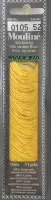 Borduurgaren Madeira Mouline 10 meter 6 draads splijtgaren - geel (105)