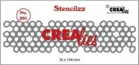 Crealies Stencil - no.201 - Wonky Cirkels