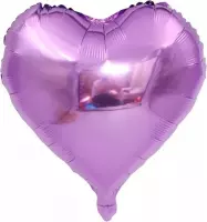 Folieballon hart | Violet | 18 inch | 45 cm | DM-products