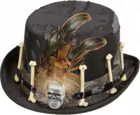 WIDMANN - Voodoo hoge hoed voor volwassenen - Hoeden > Chique hoeden