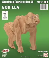 Bouwpakket 3D Puzzel Gorilla - hout