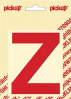 Pickup plakletter Helvetica 100 mm - rood Z