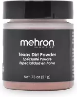 Mehron Specialty Powder Texas Dirt Powder  voor het aanbrengen van vegen en vlekken - 32 g