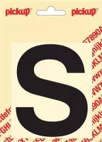 Pickup plakletter Helvetica 100 mm - zwart S