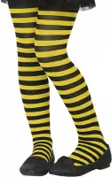 ATOSA - Zwart en geel gestreepte panty voor kinderen - Accessoires > Panty's en kousen