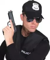 Politie pet zwart voor volwassenen