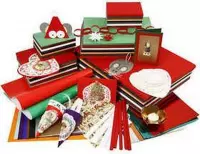 Het traditionele Kerstkoopje, diverse kleuren, 1 set