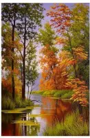 Hobbycave® Diamond Painting Volwassenen En Kinderen - 30x40 - Volledig Pakket - Vierkante Steentjes - Natuur