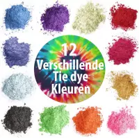 Tie dye Navullingen - 12 kleuren - Neon Kleuren