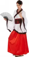 dressforfun - vrouwenkostuum Aziatische XL - verkleedkleding kostuum halloween verkleden feestkleding carnavalskleding carnaval feestkledij partykleding - 301023