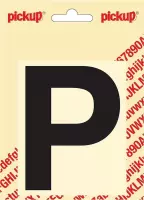 Pickup plakletter Helvetica 100 mm - zwart P