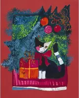 Diamond Painting "JobaStores®" Rosina Wachtmeister© Christmas Red 40x50cm