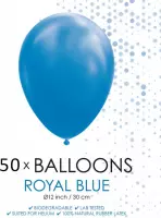 50 ballonnen royaal blauw 12 inch