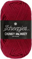 Scheepjes Chunky Monkey 100g - 1123 Garnet - Rood