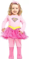 FUNIDELIA Supergirl kostuum voor baby - 6-12 mnd (69-80 cm) - Roze