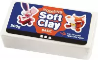 Creotime Soft Clay afm 13x6x4 cm wit 500gr
