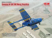 1:48 ICM 48291 Cessna O-2A US Navy Service Plastic kit